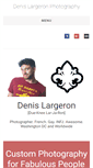 Mobile Screenshot of denislargeron.com
